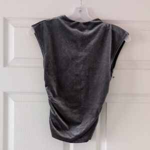 Gray Sleeveless Women's Top
